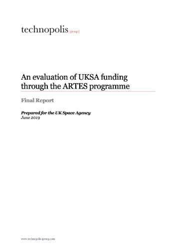 An evaluation of UK funding through the ARTES programme