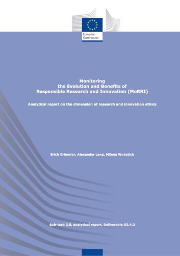 Analytical report on the dimension of research and innovation Ethics (D2.4.1)