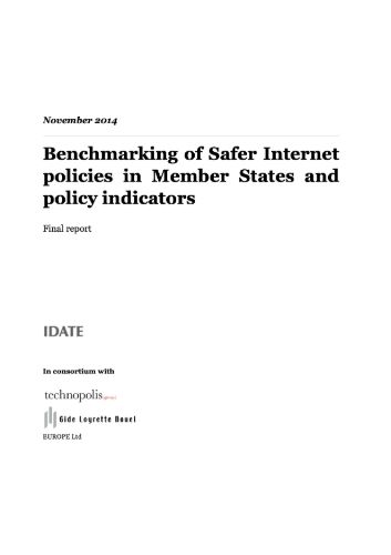 Benchmarking Safer Internet policies in the EU Member States