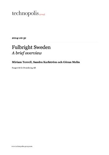 Evaluation of the Fulbright Norway subsidy scheme