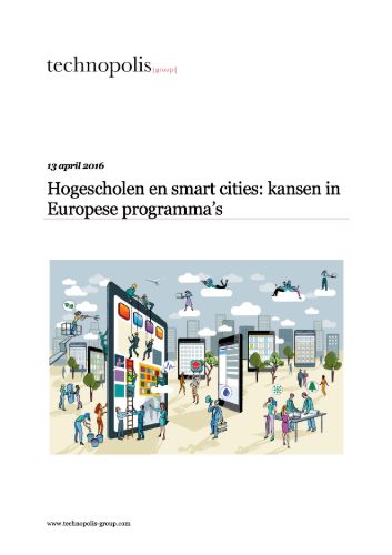 Universities of Applied Science and Smart Cities: Opportunities in European Programmes