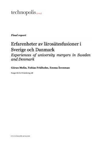 University Mergers in Sweden and Denmark