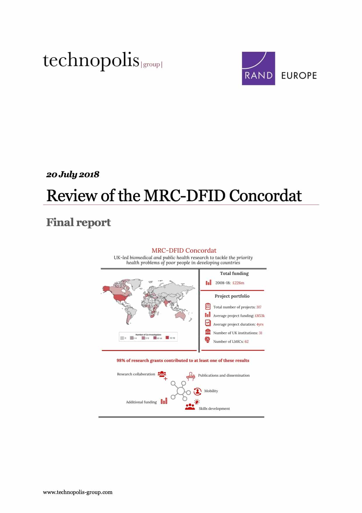 MRC Review of the MRC-DFID Concordat
