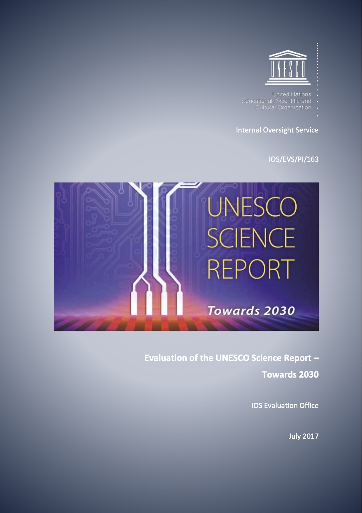 Evaluation of the UNESCO Science Report