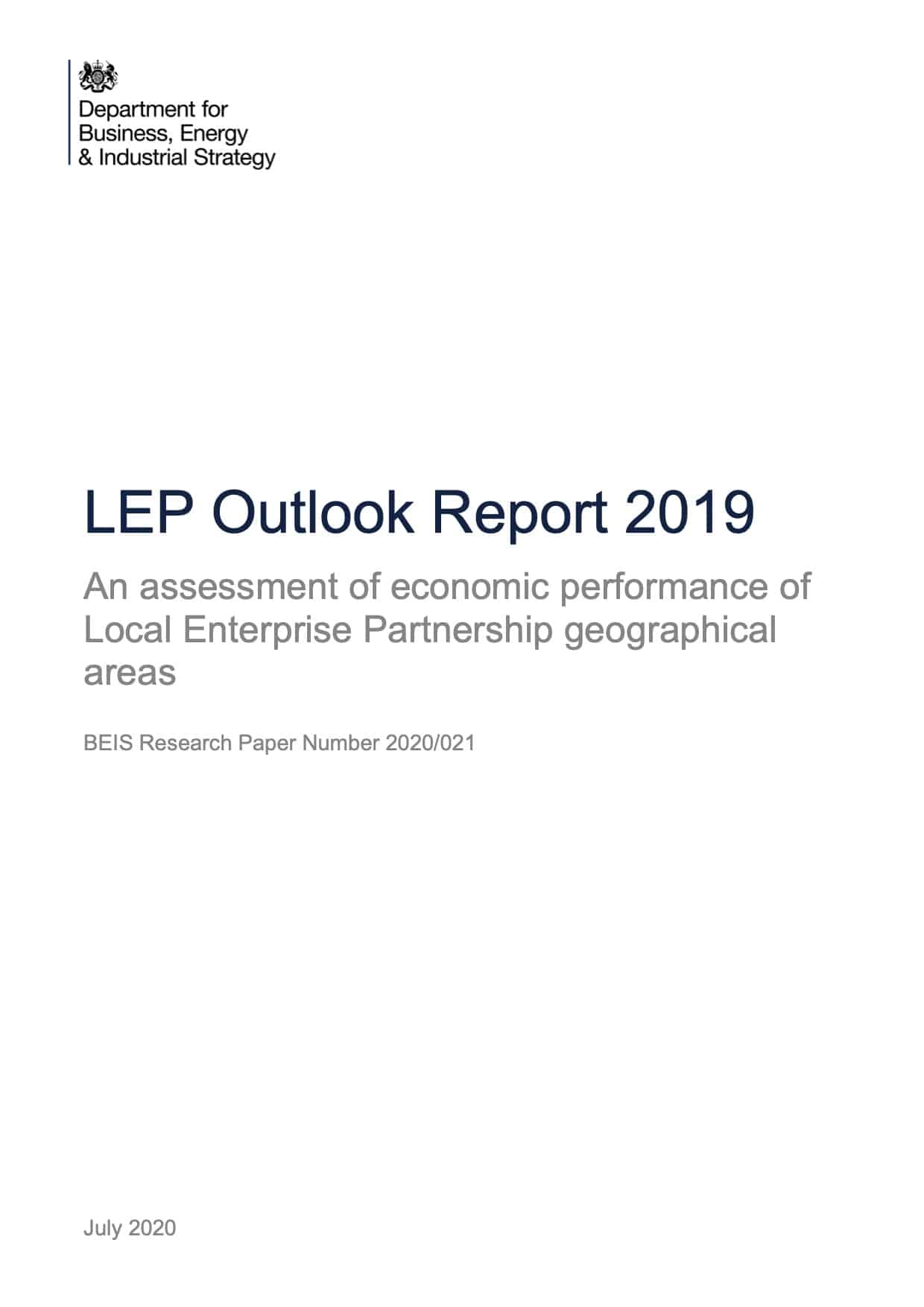 LEP Outlook Report 2019