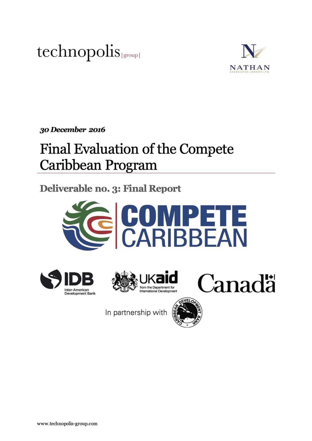 Final Evaluation of the Compete Caribbean Program