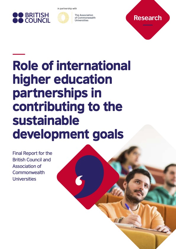Role of international higher education partnerships in contributing to the sustainable development goals