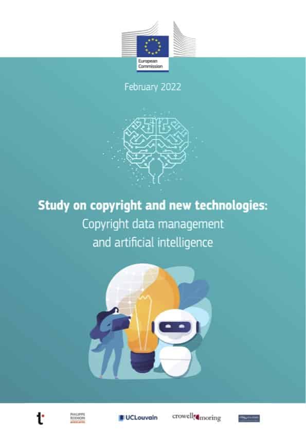 Study on copyright and new technologies – copyright data management and artificial intelligence