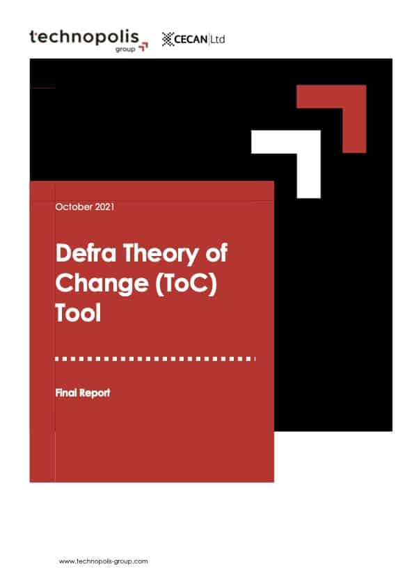 Defra Theory of Change (ToC) Tool