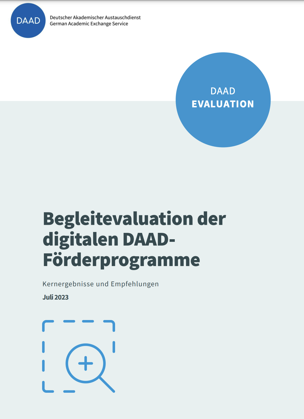 Evaluation of the digital DAAD funding programmes